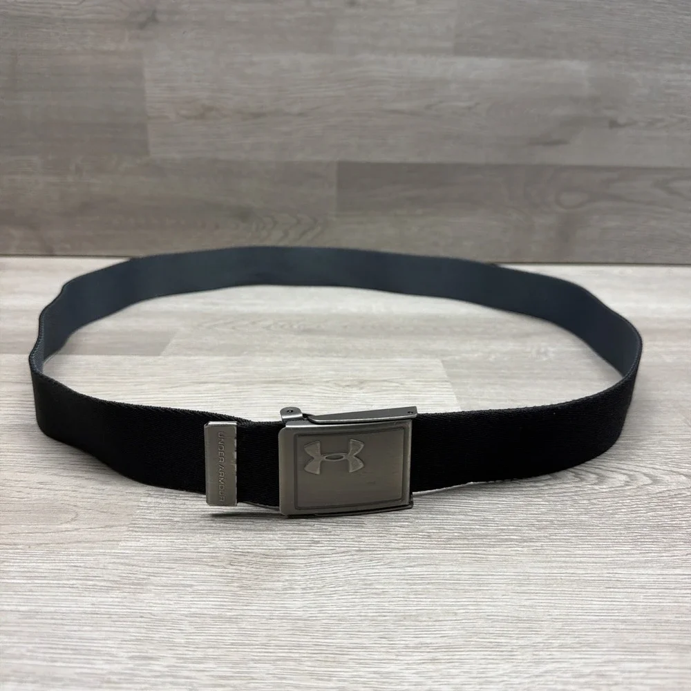 Armour Drive Stretch Webbing Men's Belt- Men's Size 34-36 Metal‎ Clamp Buckle